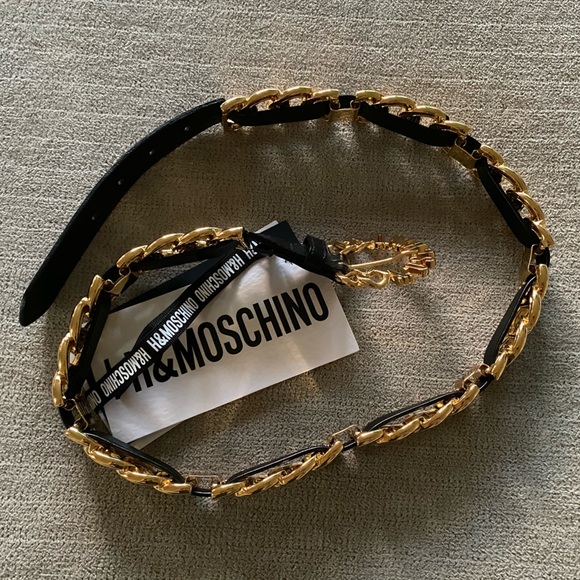 MOSCHINO H&M GOLD BELT XS/S - Picture 3 of 4